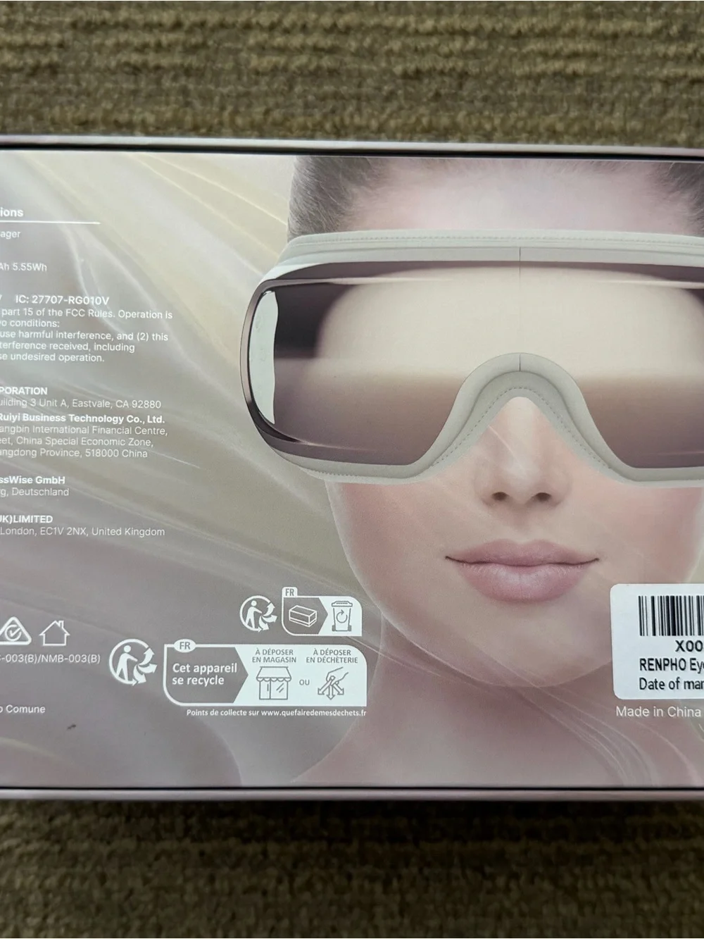 Eye Massager - Pink EyeRis 3